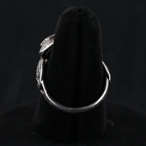 Designer Hagit Gorali ring size 7 1/2 925 Sterling Silver with blue topaz stones - Picture 6 of 12